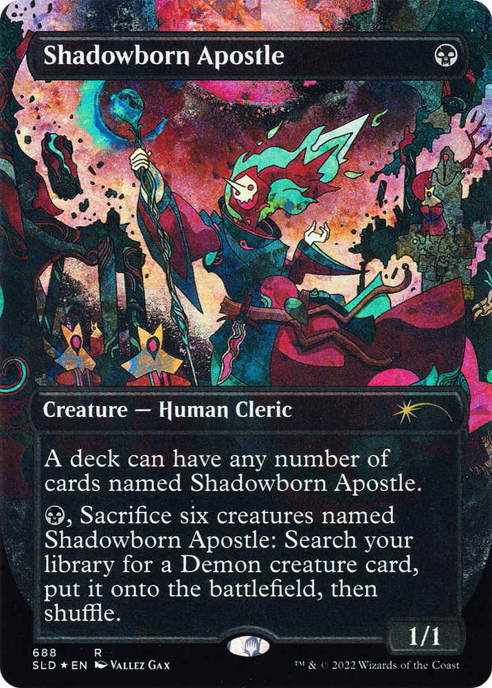 Shadowborn Apostle (688) (Borderless) [Secret Lair Drop Promos]