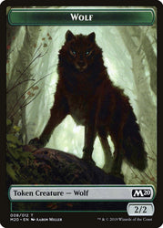 Zombie // Wolf Double-Sided Token [Game Night 2019 Tokens]