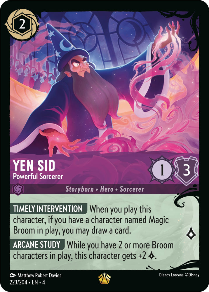 Yen Sid - Powerful Sorcerer (223/204) (223/204) [Illumineer's Quest: Deep Trouble]