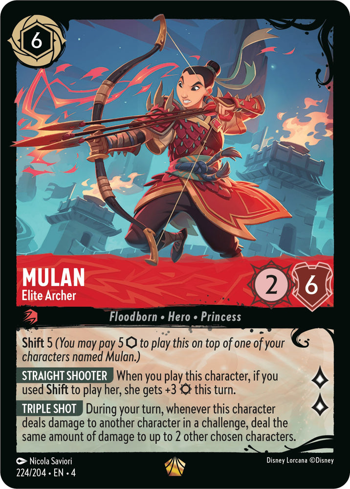 Mulan - Elite Archer (224/204) (244/204) [Illumineer's Quest: Deep Trouble]