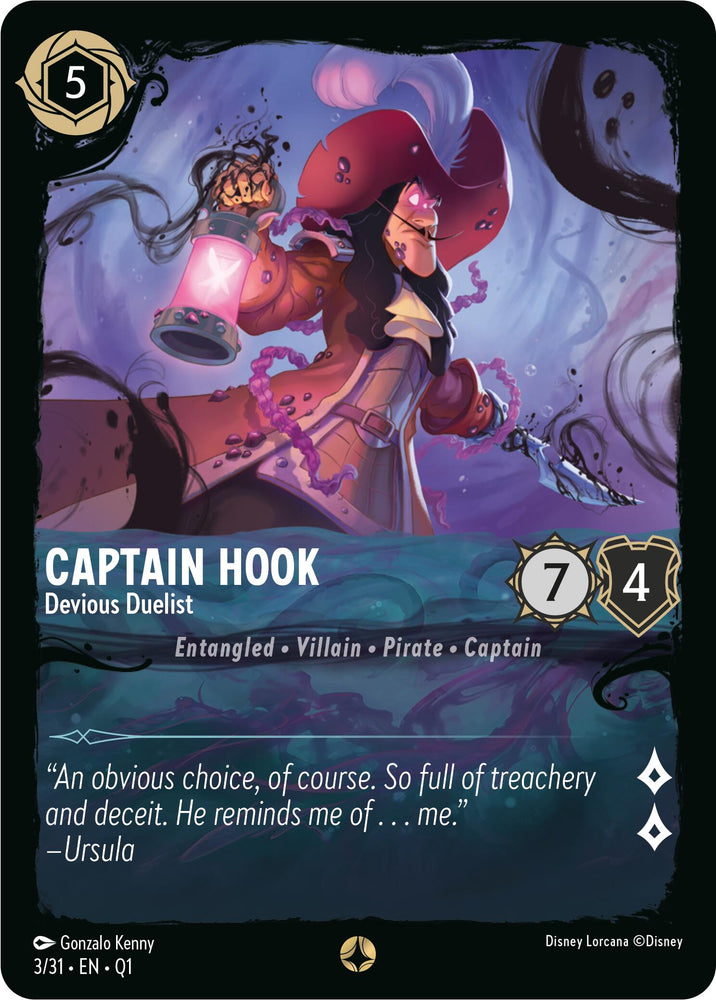 Captain Hook - Devious Duelist (3/31) [Illumineer's Quest: Deep Trouble]