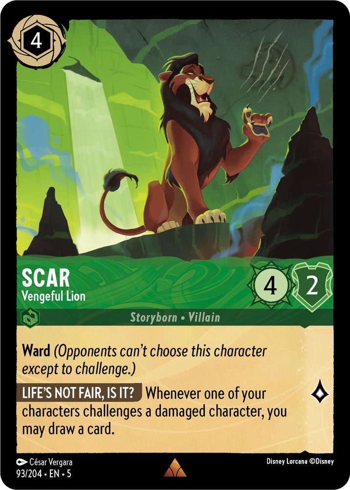 Scar - Vengeful Lion (93/204) [Shimmering Skies]