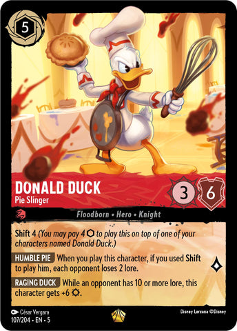 Donald Duck - Pie Slinger (107/204) [Shimmering Skies]