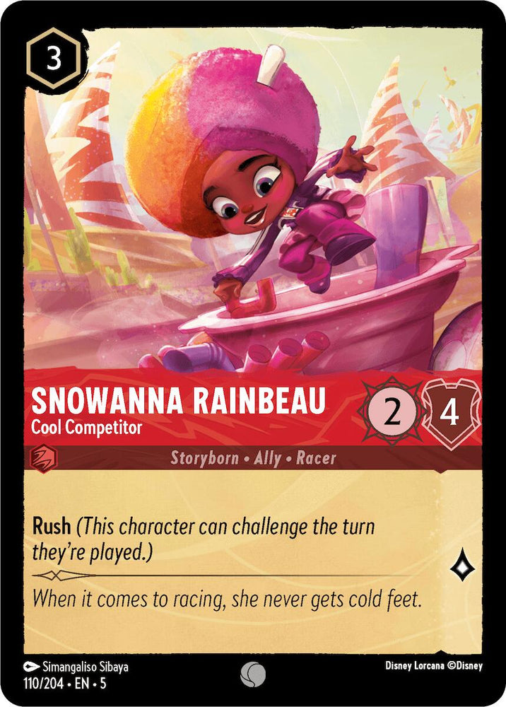 Snowanna Rainbeau - Cool Competitor (110/204) [Shimmering Skies]