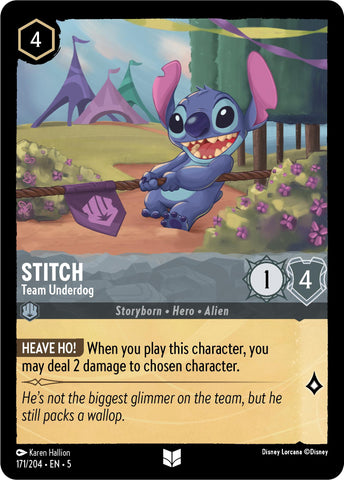 Stitch - Team Underdog (171/204) [Shimmering Skies]