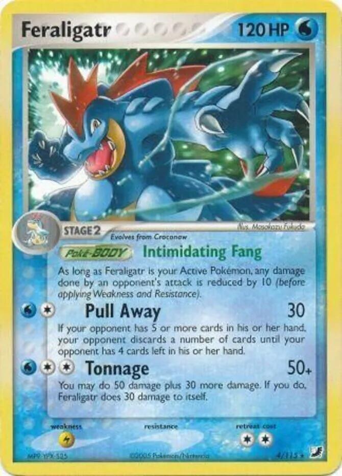 Feraligatr (4/115) (Theme Deck Exclusives) [EX: Unseen Forces]