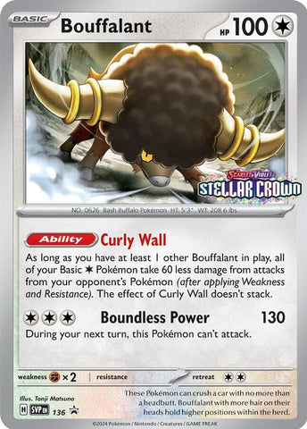 Bouffalant (SVP136) [Scarlet & Violet: Black Star Promos]