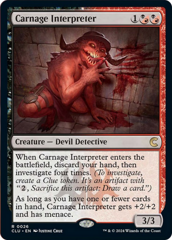 Carnage Interpreter [Ravnica: Clue Edition]