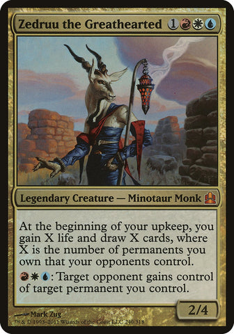 Zedruu the Greathearted (Oversized) [Commander 2011 Oversized]