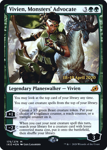 Vivien, Monsters' Advocate [Ikoria: Lair of Behemoths Prerelease Promos]