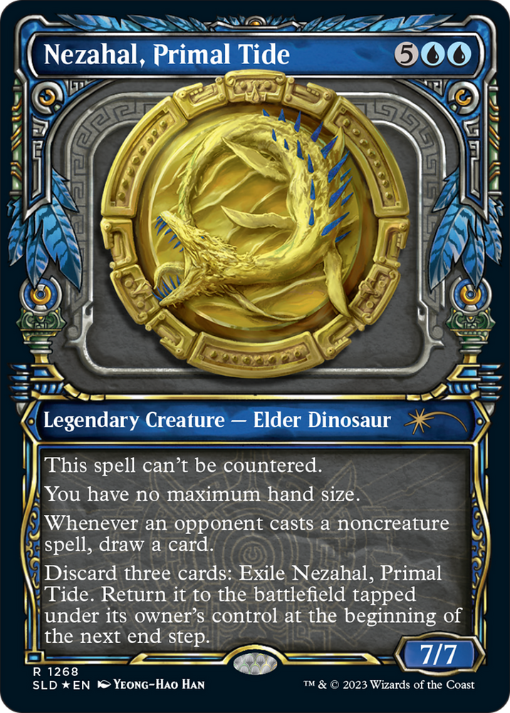 Nezahal, Primal Tide (Halo Foil) [Secret Lair Drop Series]