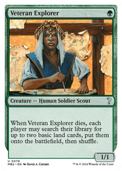 Veteran Explorer (White Border) [Mystery Booster 2]