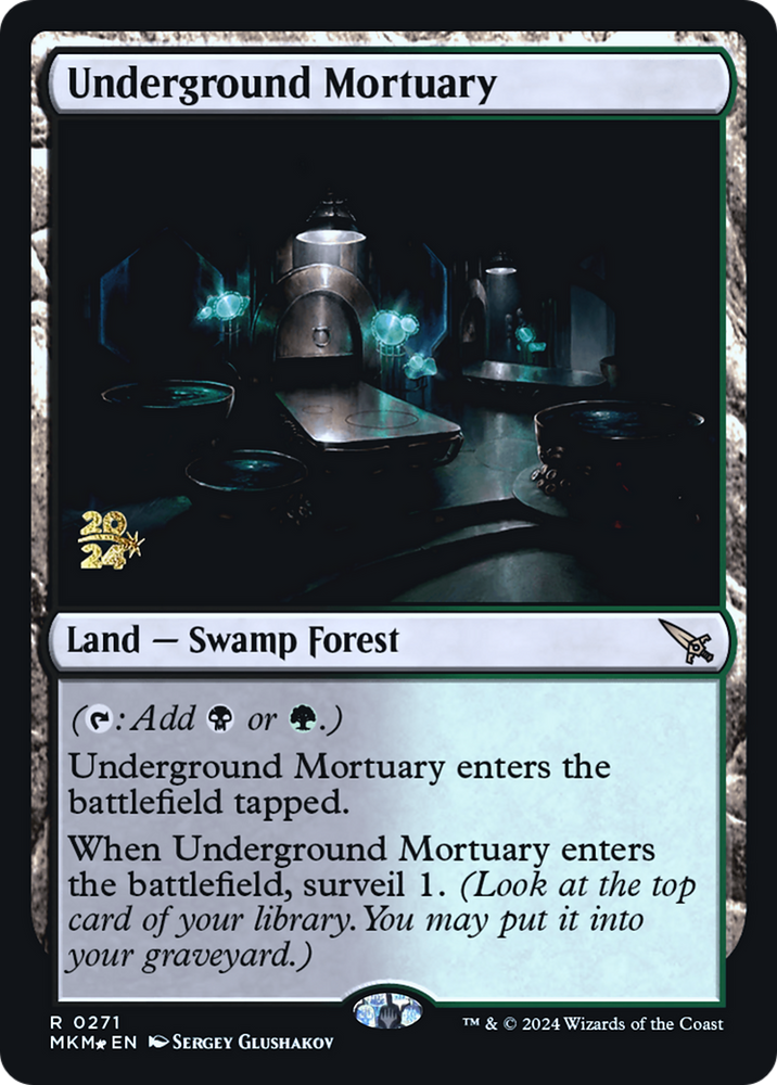 Underground Mortuary [Murders at Karlov Manor Prerelease Promos]