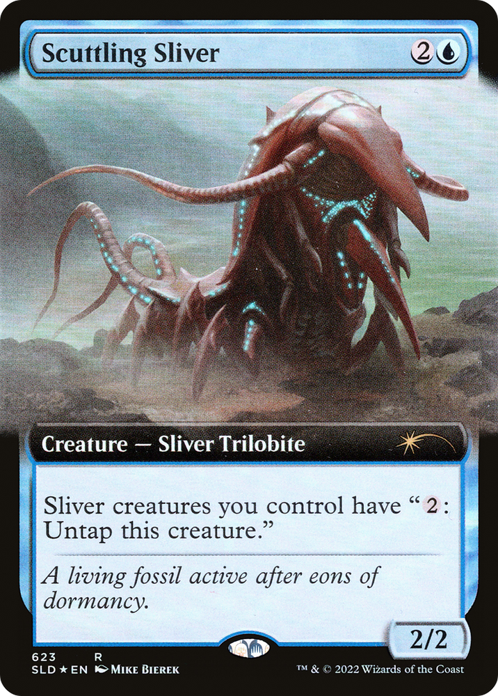 Scuttling Sliver (Extended Art) [Secret Lair Drop Promos]