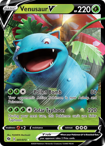 Venusaur V (001/073) [Sword & Shield: Champion's Path]