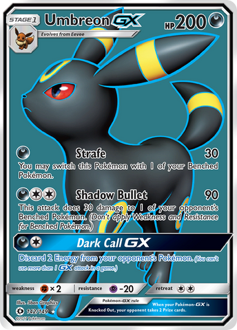 Umbreon GX (142/149) [Sun & Moon: Base Set]