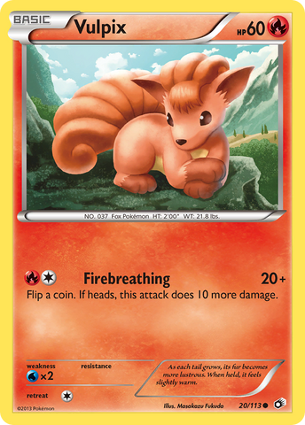 Vulpix (20/113) [Black & White: Legendary Treasures]